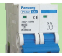 CẦU DAO TỰ ĐỘNG CB - MCB PS1-63 2P